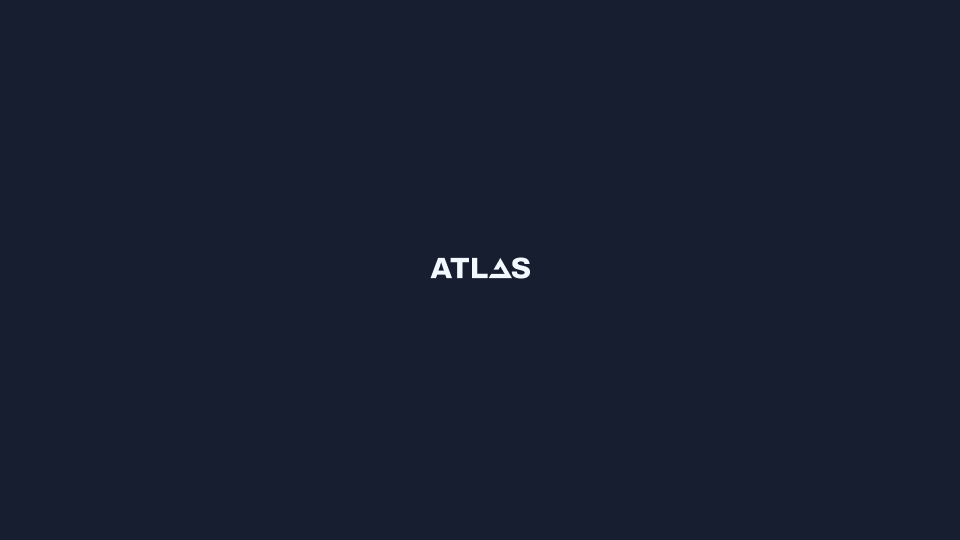 AtlasOS Night Wordmark Wallpaper